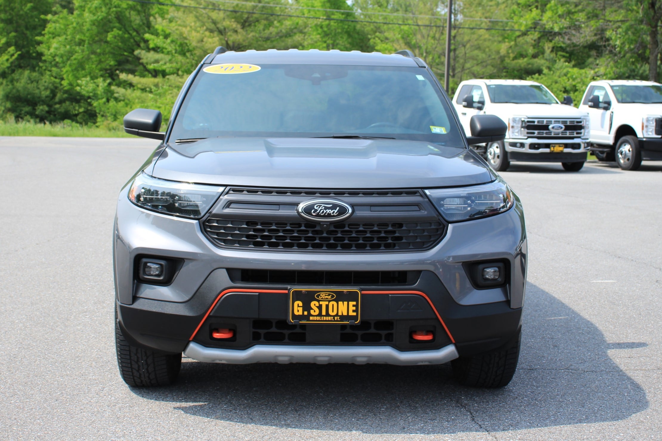Certified 2022 Ford Explorer TIMBERLINE with VIN 1FMSK8JHXNGB25345 for sale in Middlebury, VT