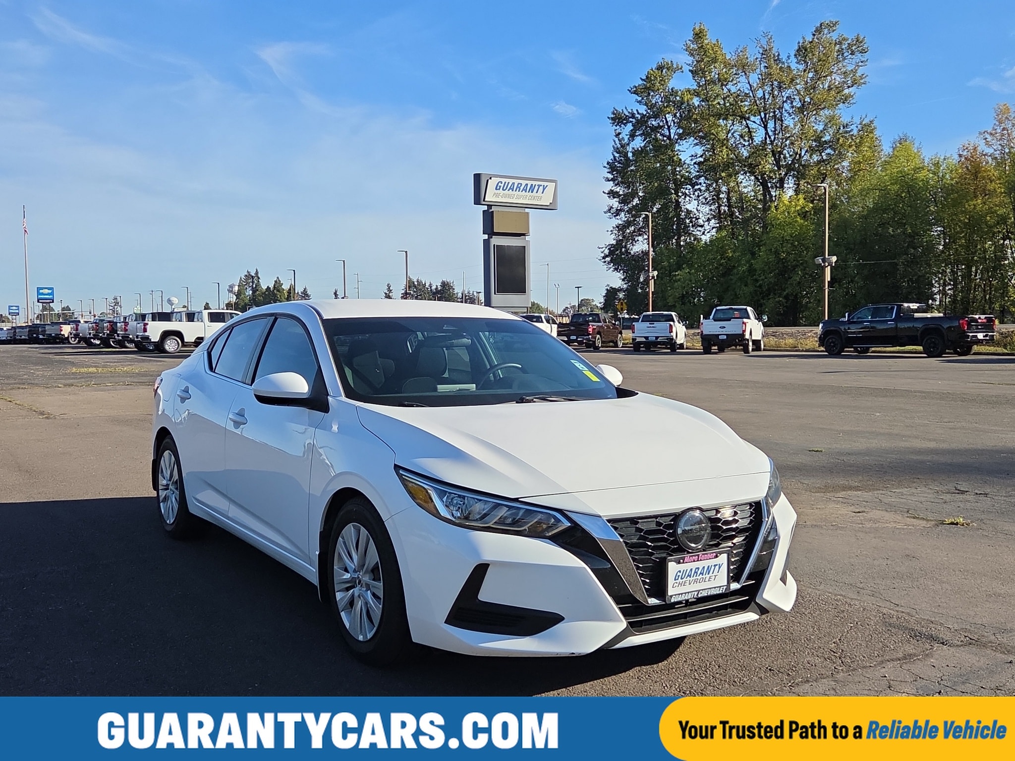 Used 2020 Nissan Sentra S with VIN 3N1AB8BV8LY307452 for sale in Junction City, OR