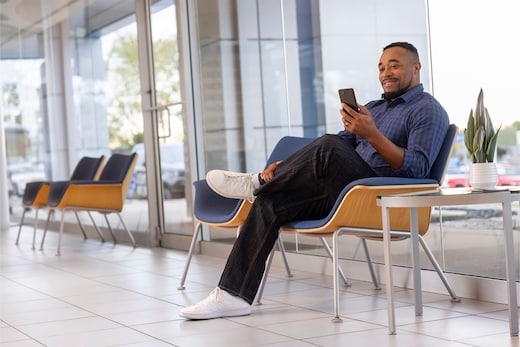 Comfortable service lounge at Guaranty Chevrolet