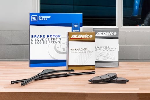 GM Genuine Parts and ACDelco parts