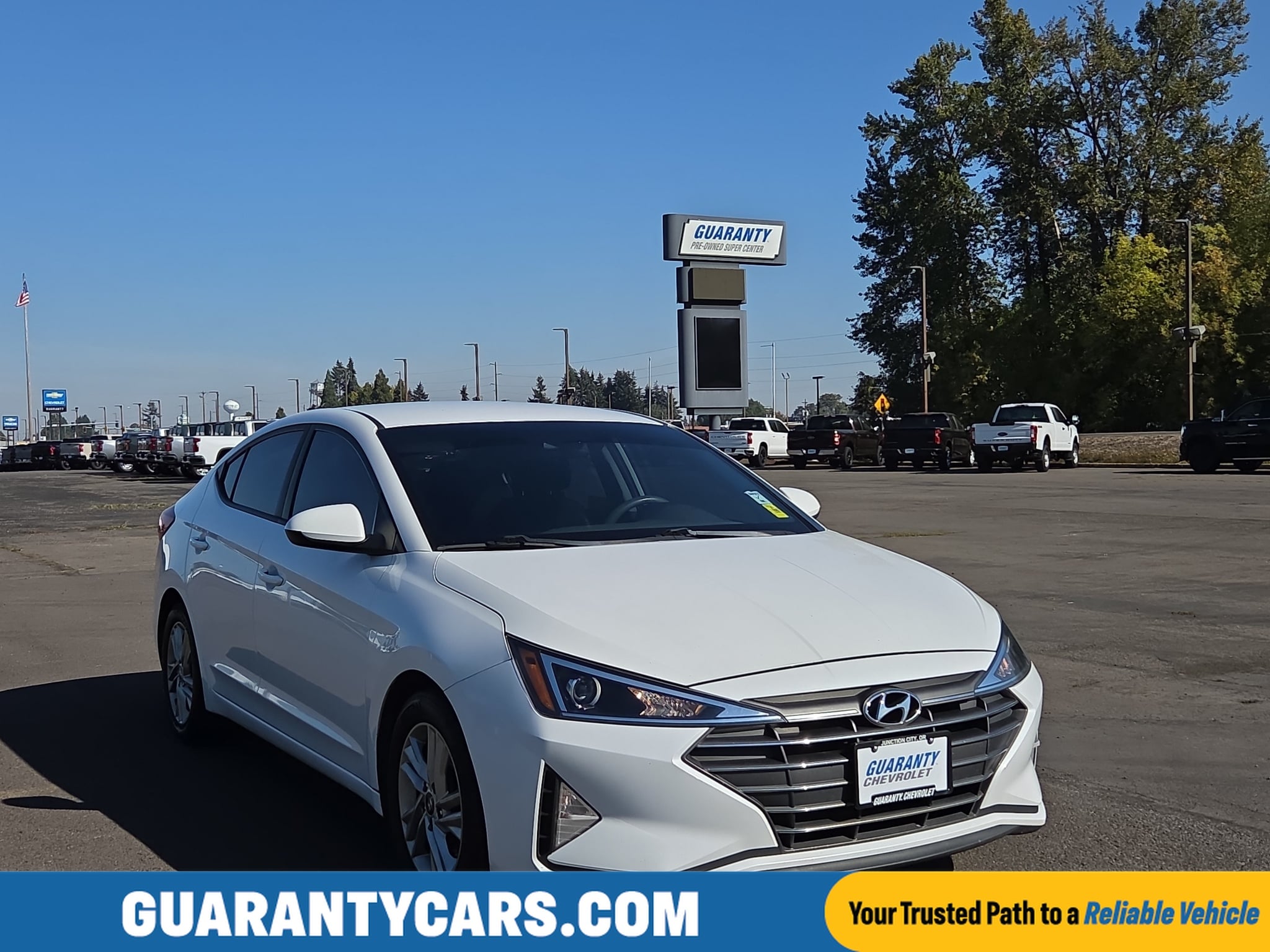 Used 2020 Hyundai Elantra SEL with VIN 5NPD84LF1LH577404 for sale in Junction City, OR