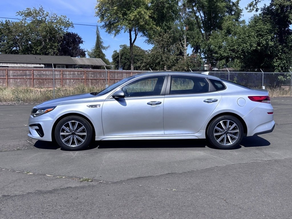 Used 2019 Kia Optima LX with VIN 5XXGT4L35KG368467 for sale in Junction City, OR