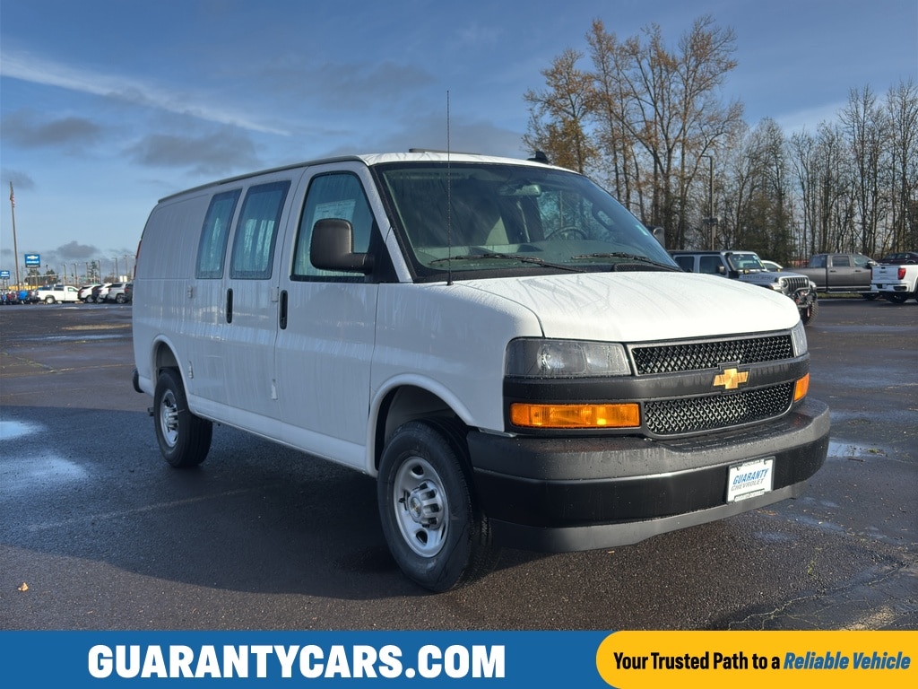 Summit White 2025 Chevrolet Express Cargo Van Rear-Wheel Drive Automatic