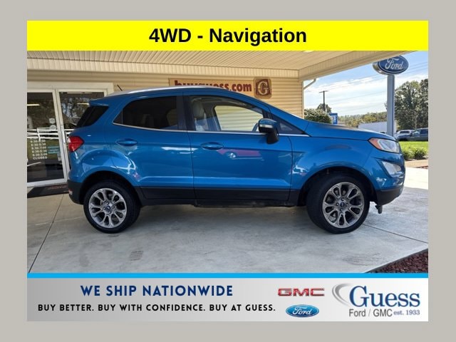 Used 2019 Ford Ecosport Titanium with VIN MAJ6S3KL8KC227974 for sale in Carrollton, OH