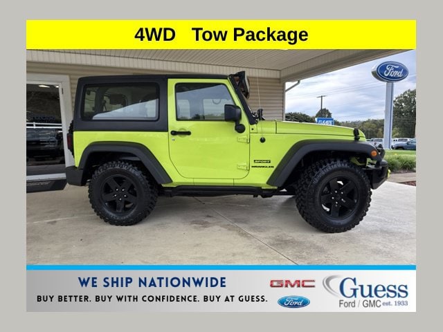 Used 2016 Jeep Wrangler Sport with VIN 1C4AJWAG9GL339641 for sale in Carrollton, OH