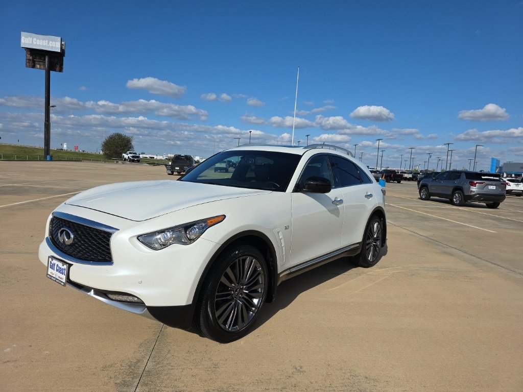 Used 2017 INFINITI QX70 Base with VIN JN8CS1MU7HM141215 for sale in Angleton, TX