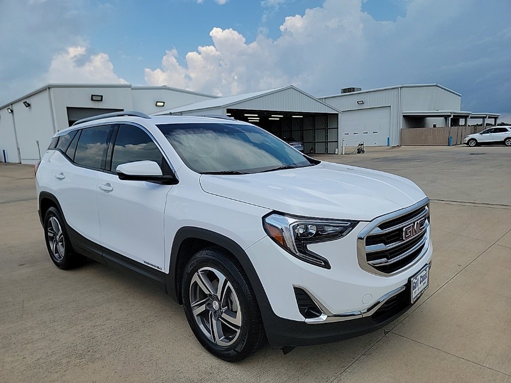 Used 2021 GMC Terrain SLT with VIN 3GKALPEV2ML318353 for sale in Angleton, TX