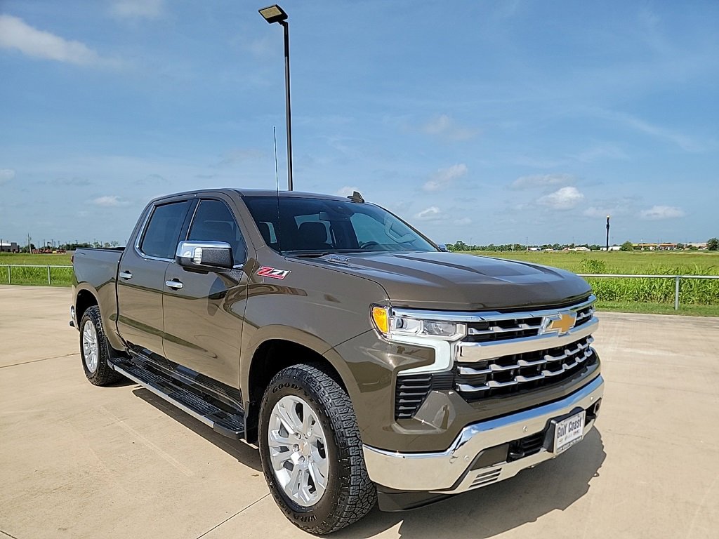 Used 2024 Chevrolet Silverado 1500 LTZ with VIN 1GCUDGE84RZ232719 for sale in Angleton, TX