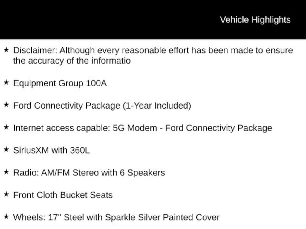 New 2026 Ford Maverick XL Truck