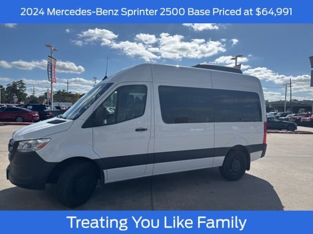 Used 2024 Mercedes-Benz Sprinter 2500 Passenger 144 WB Minivan/Van