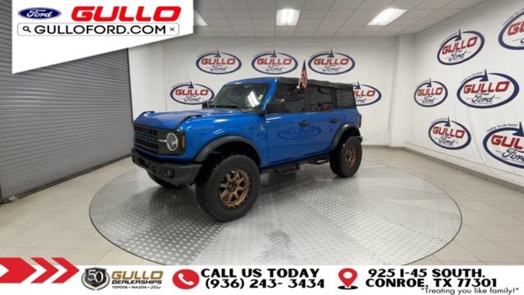 Certified 2022 Ford Bronco Black Diamond SUV