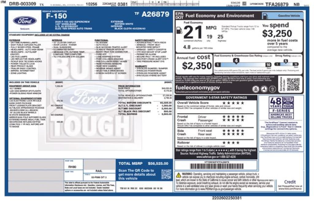 New 2026 Ford F-150 XLT Truck