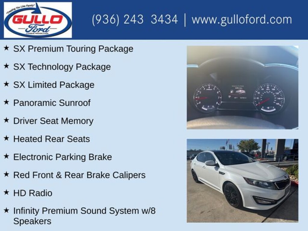 Used 2013 Kia Optima SX Sedan