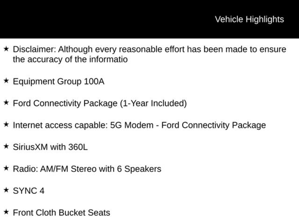 New 2026 Ford Maverick XL Truck