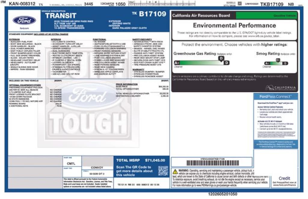New 2026 Ford Transit-350 XLT Wagon