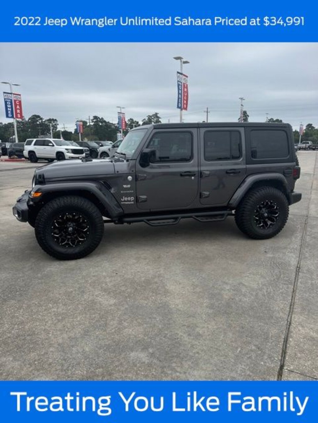 Used 2022 Jeep Wrangler Unlimited Sahara SUV