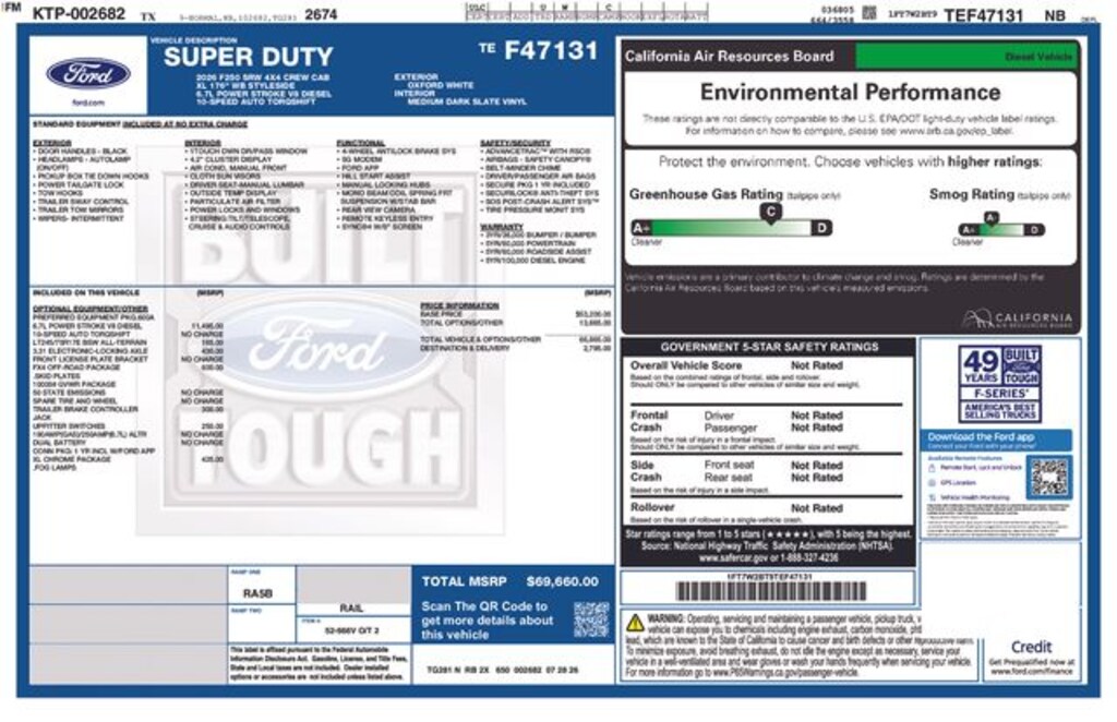 New 2026 Ford F-250SD XL Truck