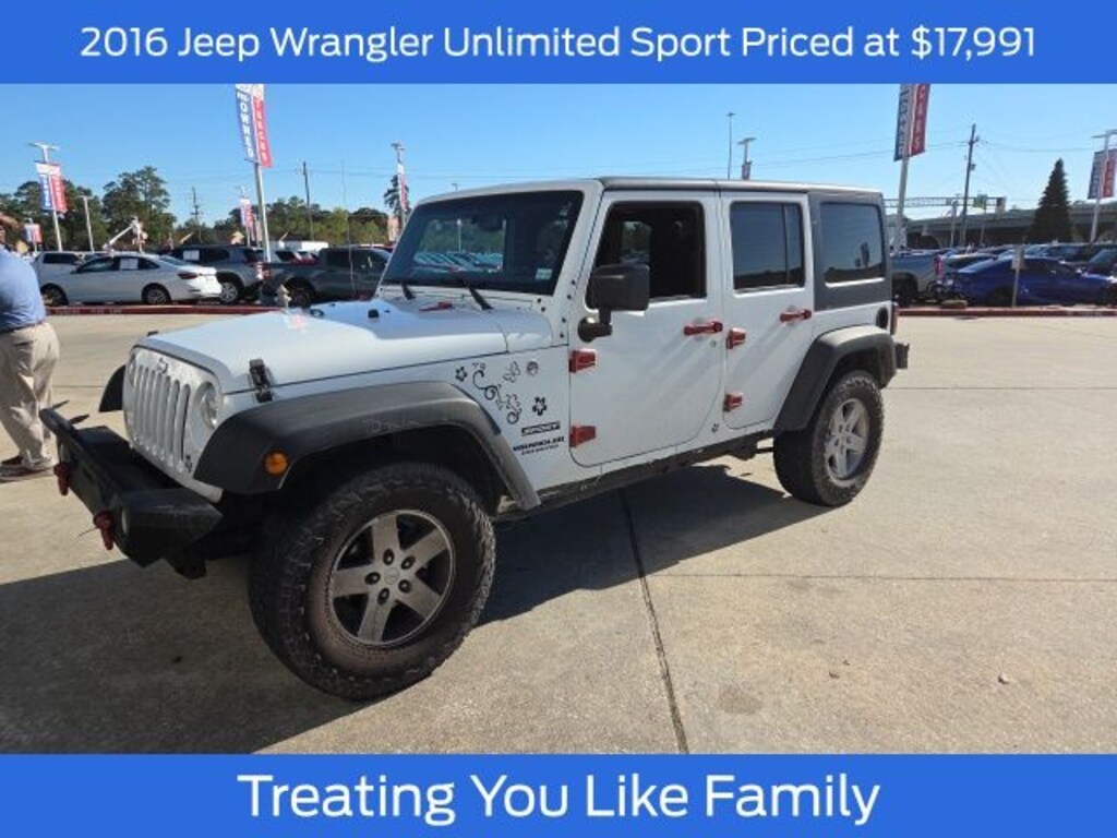 Used 2016 Jeep Wrangler Unlimited Sport SUV