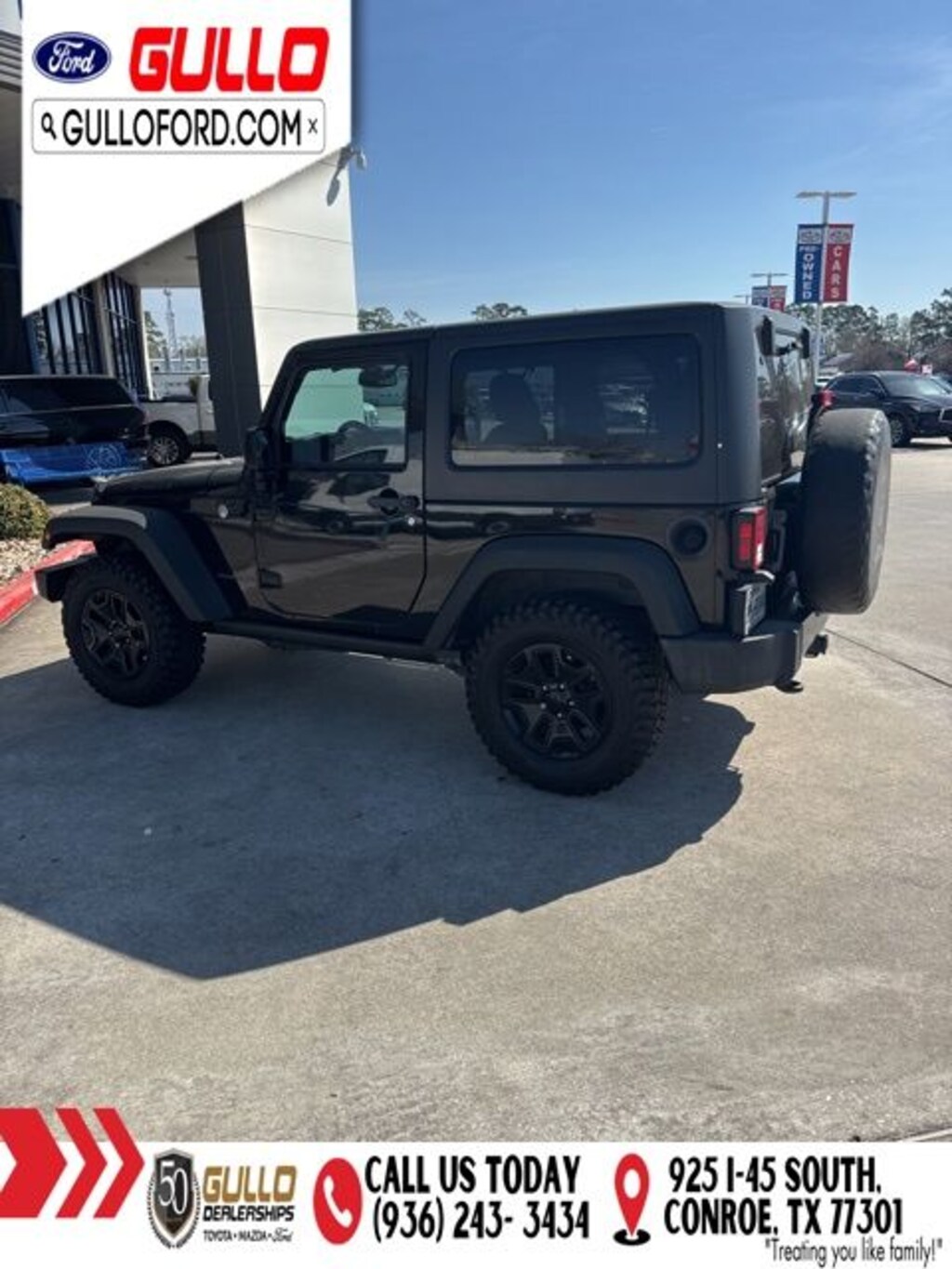Used 2016 Jeep Wrangler Willys Wheeler SUV