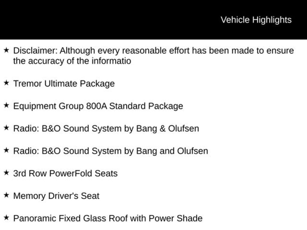New 2026 Ford Explorer Tremor SUV