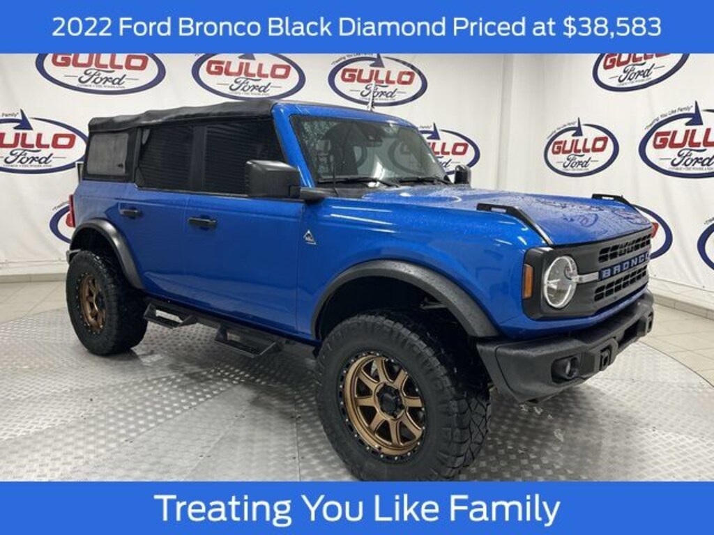 Certified 2022 Ford Bronco Black Diamond SUV