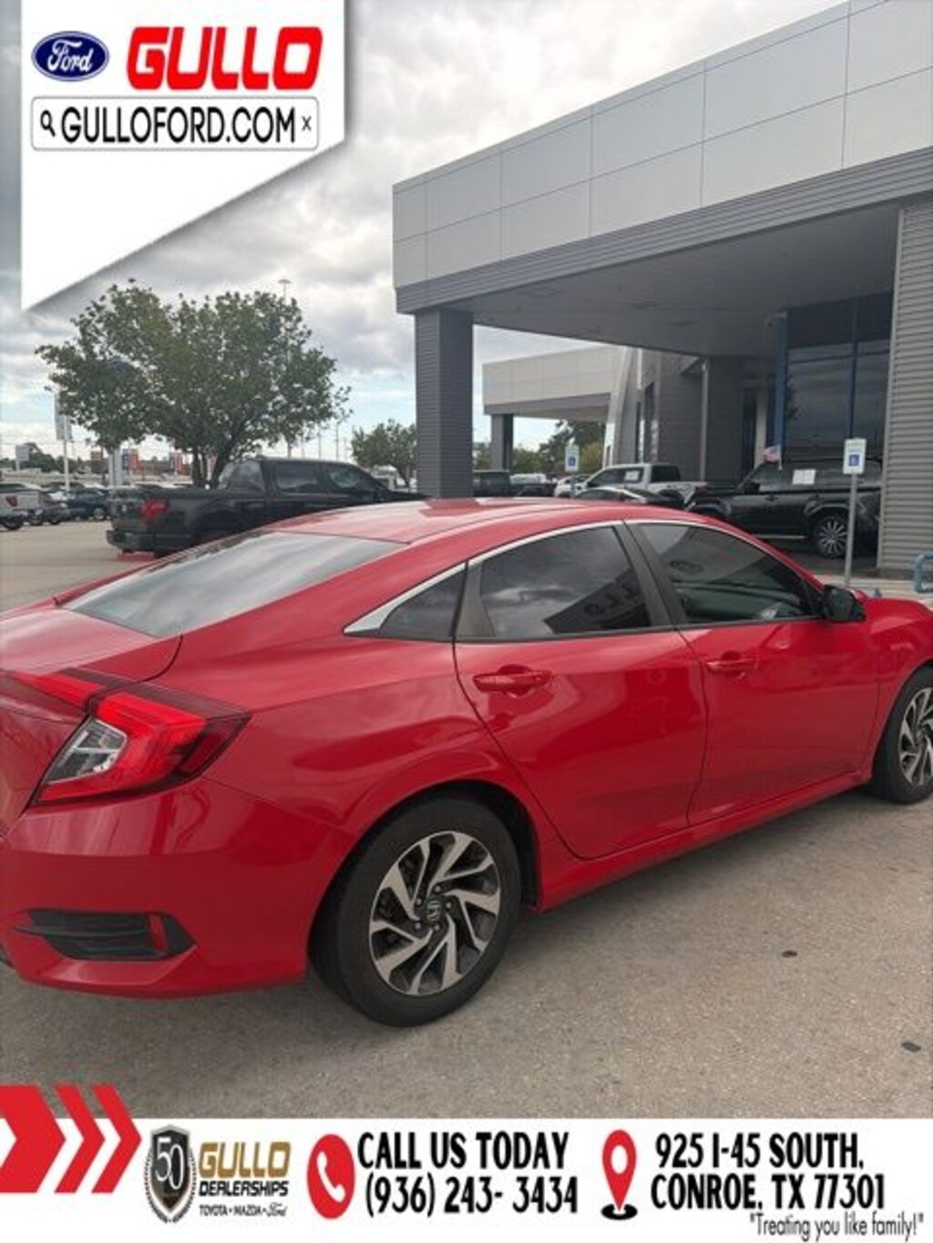 Used 2016 Honda Civic EX Sedan