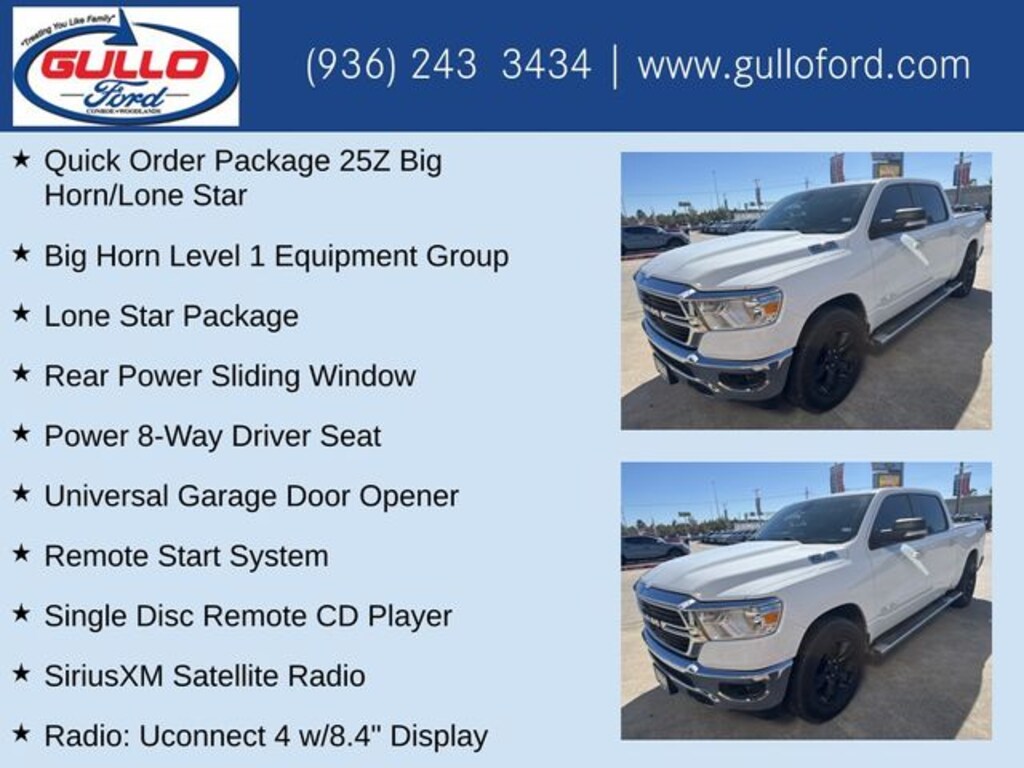 Used 2019 Ram 1500 Big Horn/Lone Star Truck