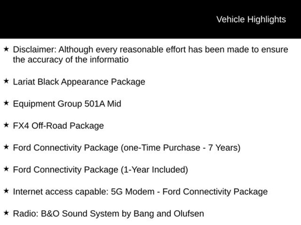 New 2026 Ford F-150 Lariat Truck