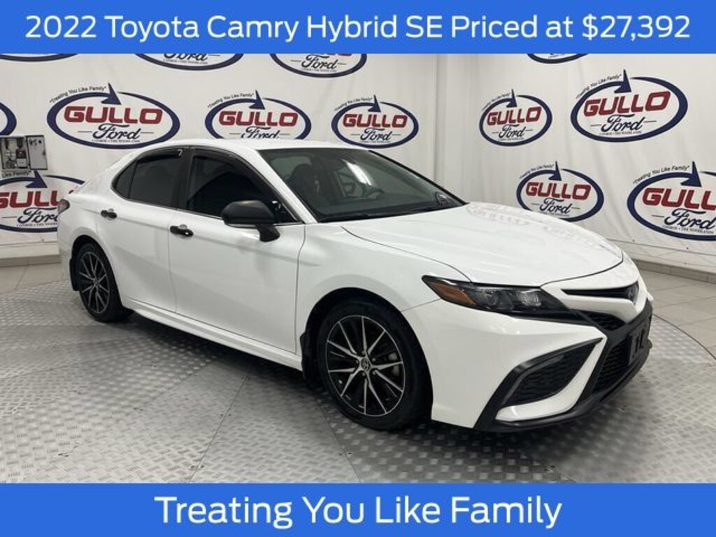 Certified 2022 Toyota Camry Hybrid SE Sedan