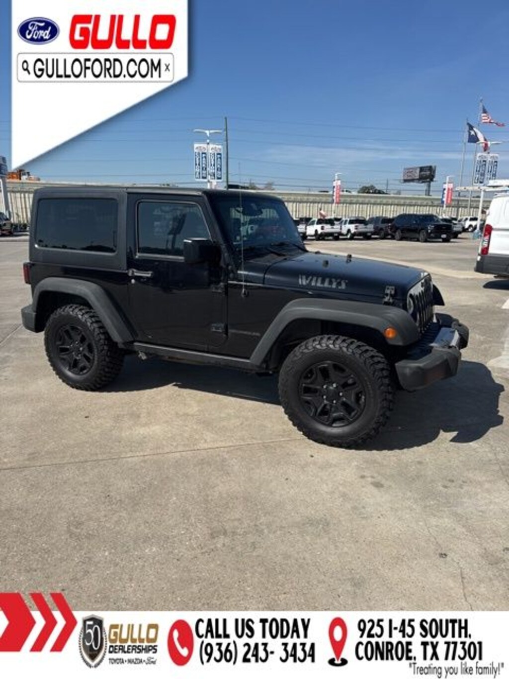 Used 2016 Jeep Wrangler Willys Wheeler SUV