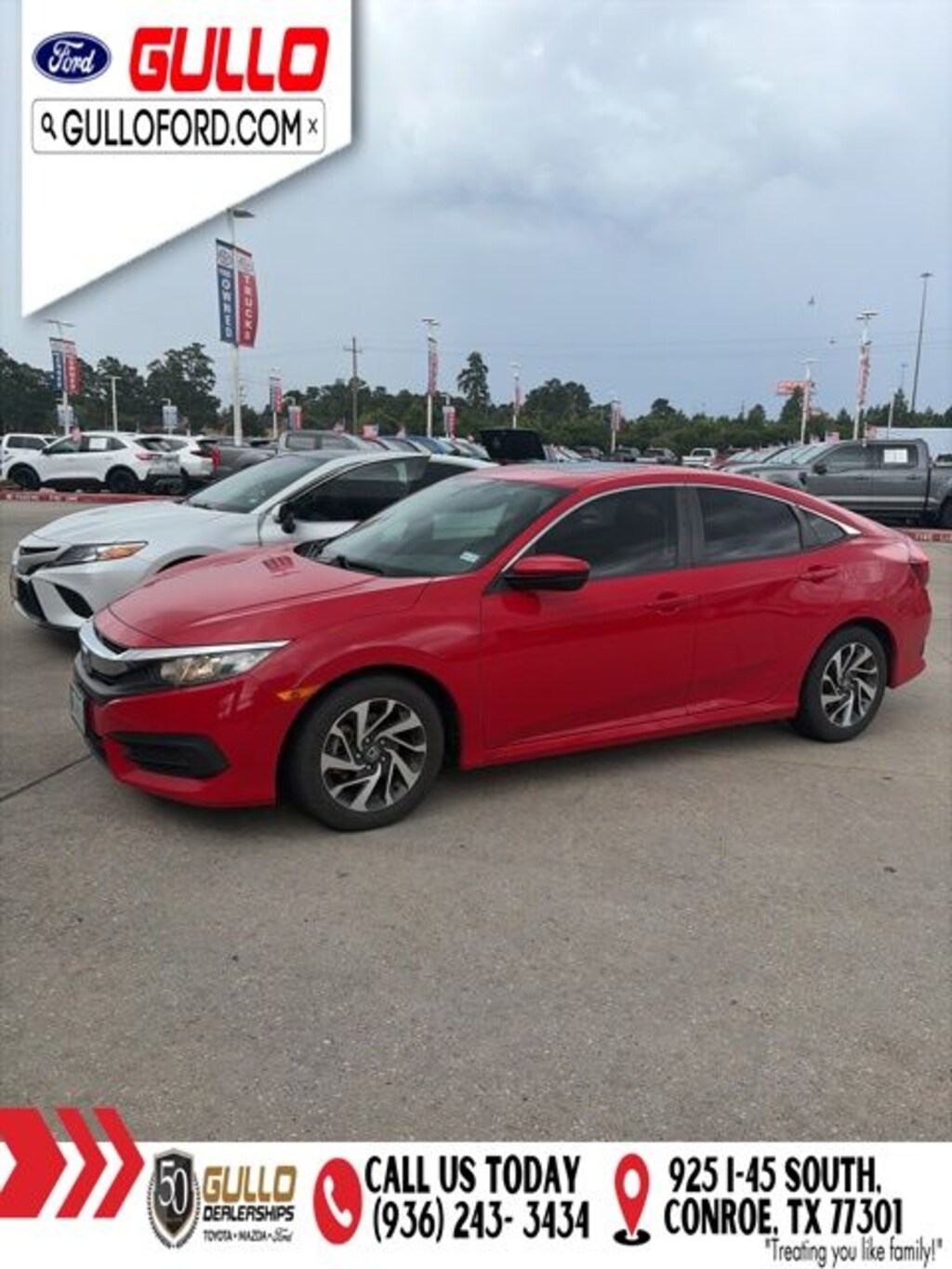 Used 2016 Honda Civic EX Sedan