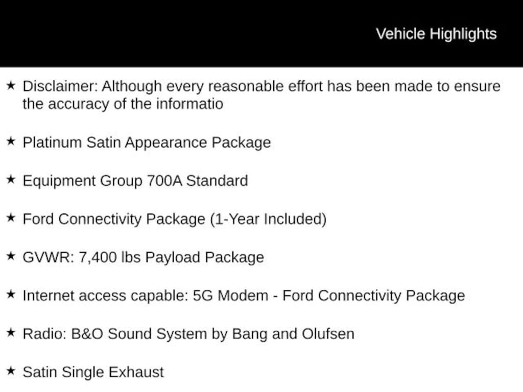New 2026 Ford F-150 Platinum Truck