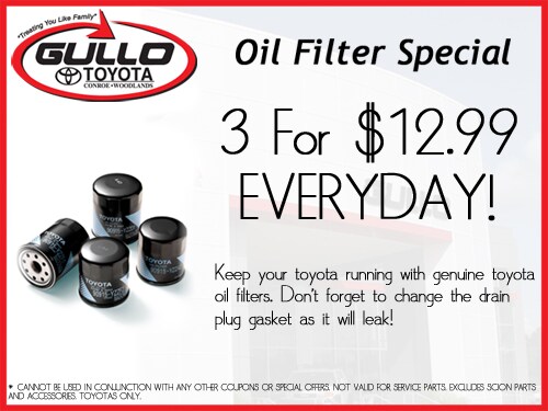 Vehicle Parts Specials | Gullo Dealerships