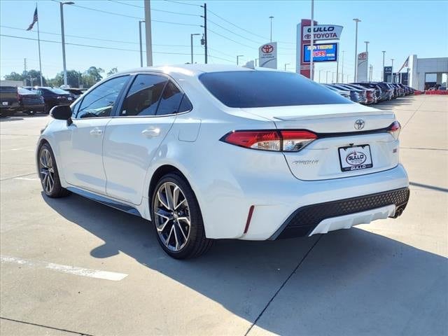 Certified 2022 Toyota Corolla SE with VIN 5YFS4MCEXNP135768 for sale in Conroe, TX