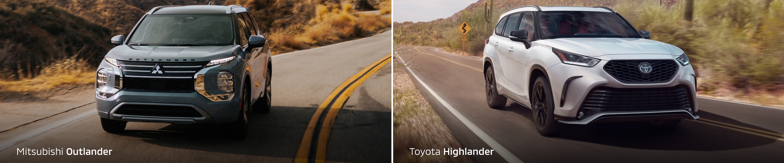 Mitsubishi Outlander vs Toyota Highlander