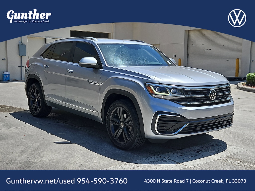 Used 2021 Volkswagen Atlas Cross Sport 3.6L V6 SE w/Technology R-Line SUV