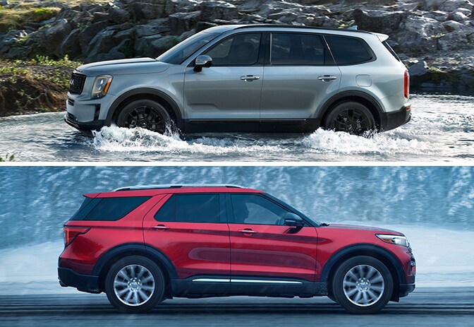 Inspiring 2023 Kia Telluride Vs 2023 Ford Explorer Images