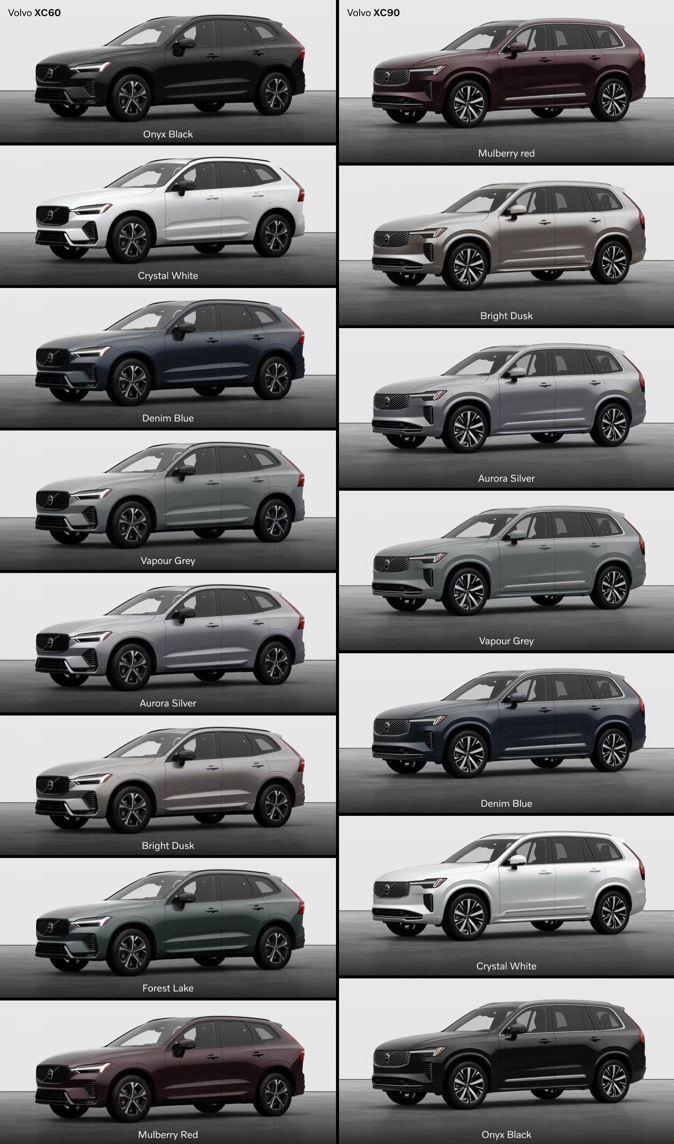 2026 Volvo XC60 Vs. Volvo XC90: Side-By-Side Comparison