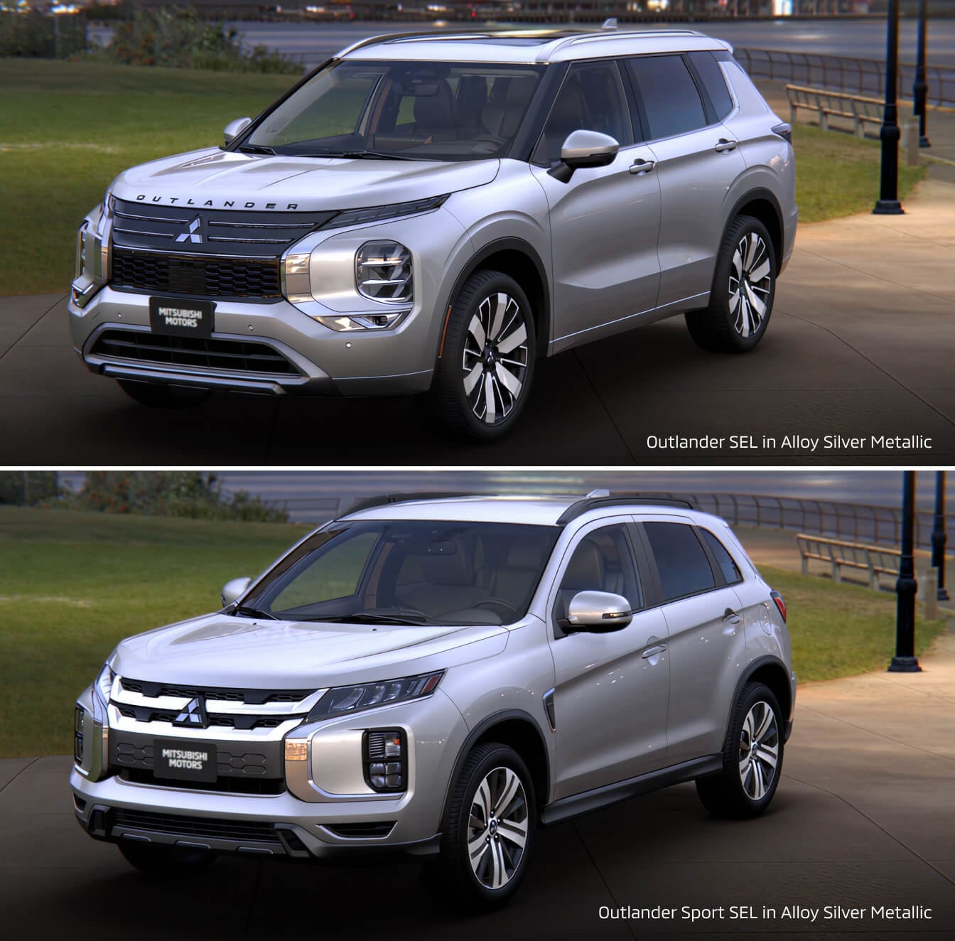 Mitsubishi Outlander vs. Outlander Sport Dimensions