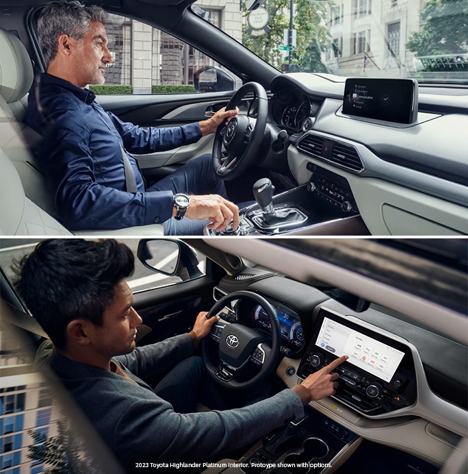 Toyota Highlander vs. Mazda CX-9 Features & Technology