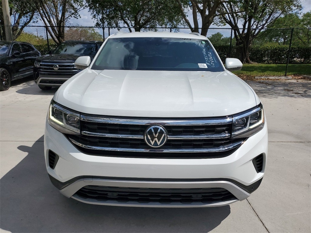 Certified 2021 Volkswagen Atlas Cross Sport SE w/Tech with VIN 1V2WE2CA0MC214212 for sale in Coconut Creek, FL