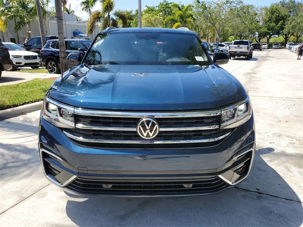 Certified 2021 Volkswagen Atlas Cross Sport SE w/Tech R-Line with VIN 1V2PE2CA4MC220079 for sale in Coconut Creek, FL