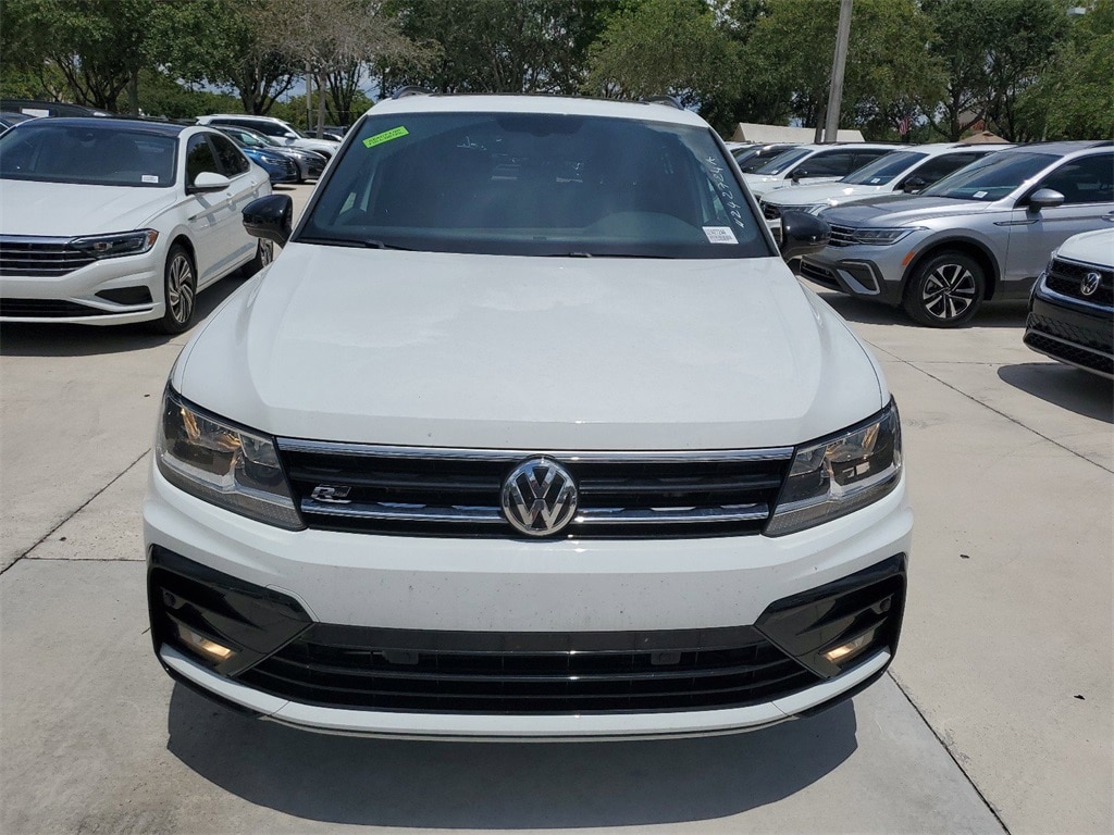 Certified 2021 Volkswagen Tiguan SE R-LINE BLACK with VIN 3VV2B7AXXMM109609 for sale in Coconut Creek, FL