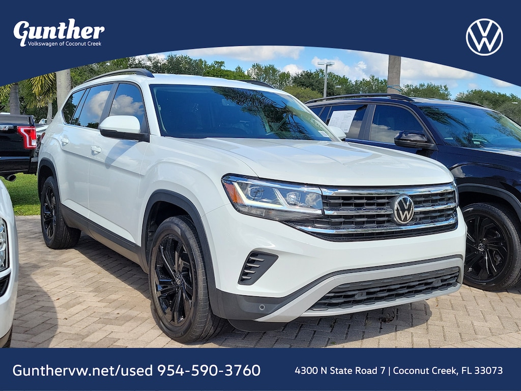 Certified 2022 Volkswagen Atlas 3.6L V6 SE w/Technology SUV