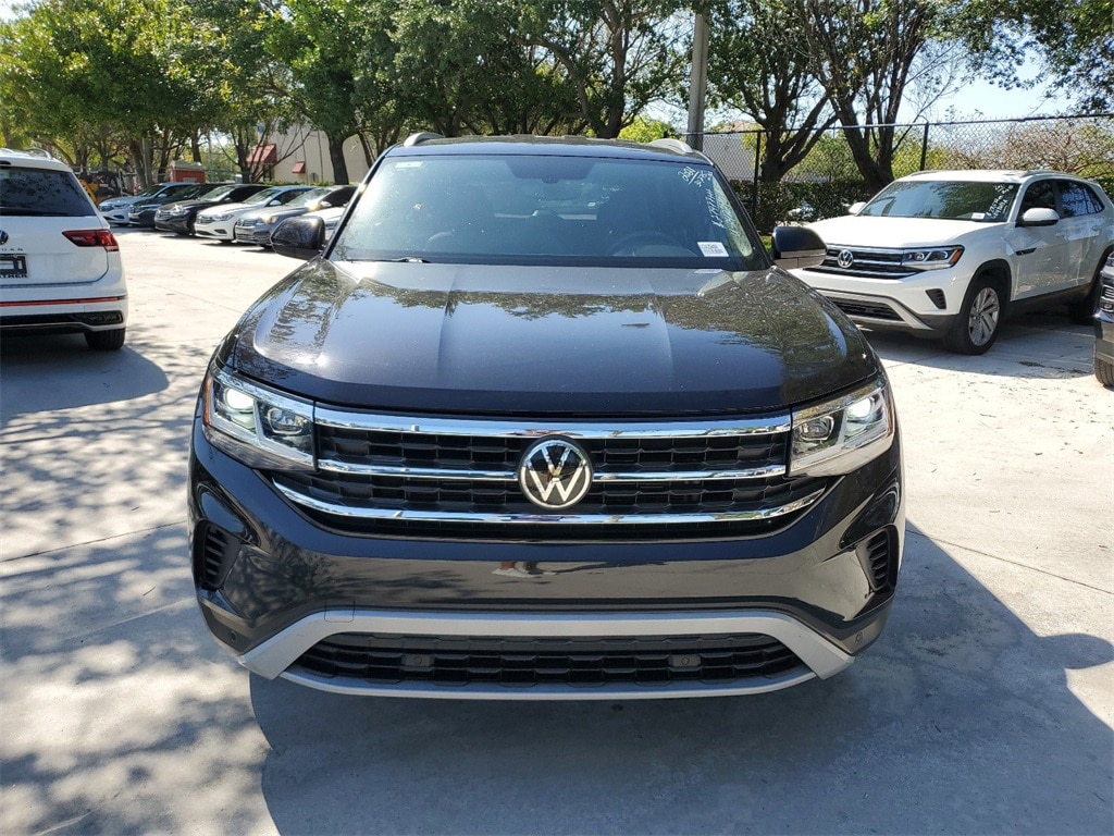 Certified 2021 Volkswagen Atlas Cross Sport SE w/Tech with VIN 1V2WC2CA7MC222202 for sale in Coconut Creek, FL