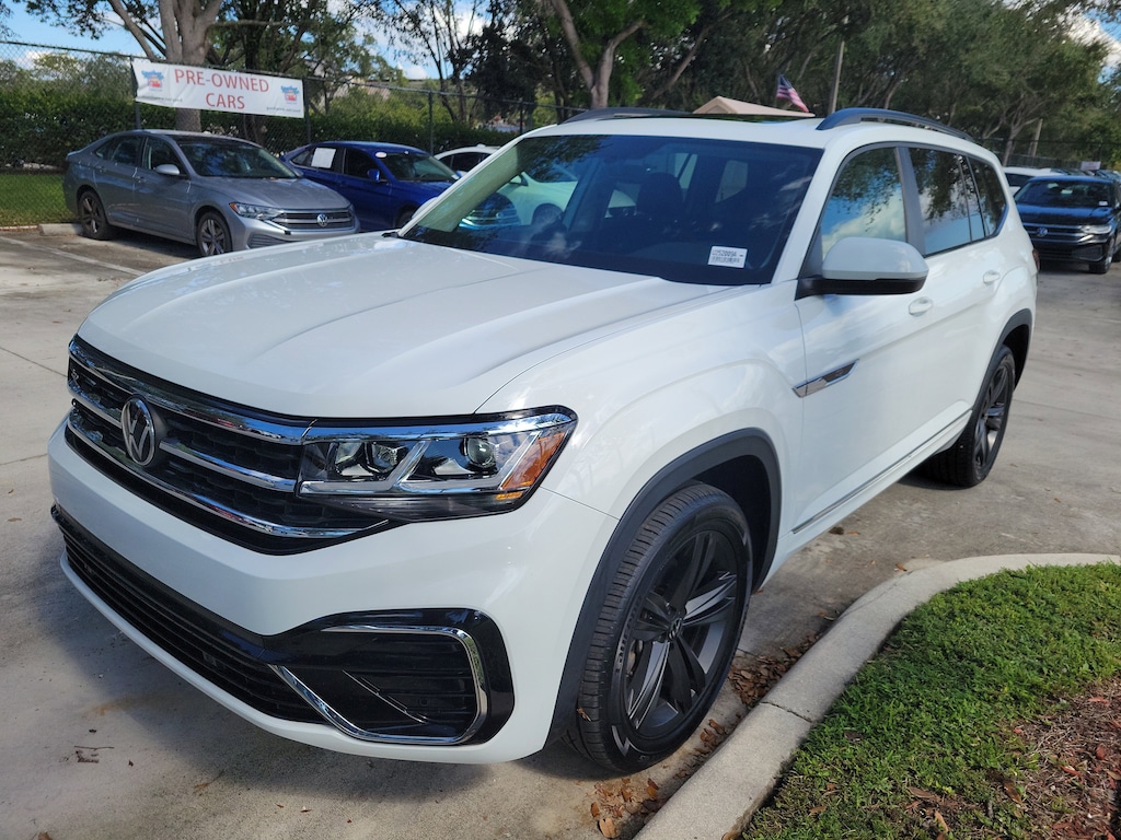 Certified 2021 Volkswagen Atlas 3.6L V6 SE w/Technology R-Line SUV