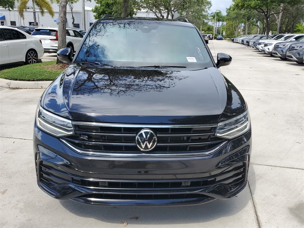 Certified 2023 Volkswagen Tiguan SE R-LINE BLACK with VIN 3VVCB7AX3PM100467 for sale in Coconut Creek, FL