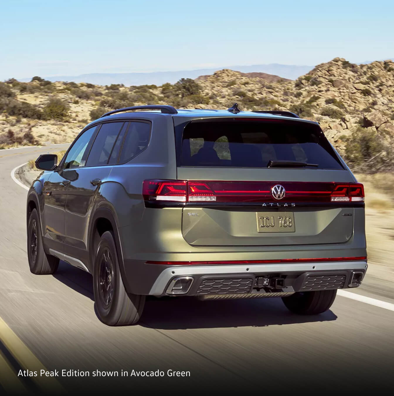 The exterior of the new Volkswagen Atlas