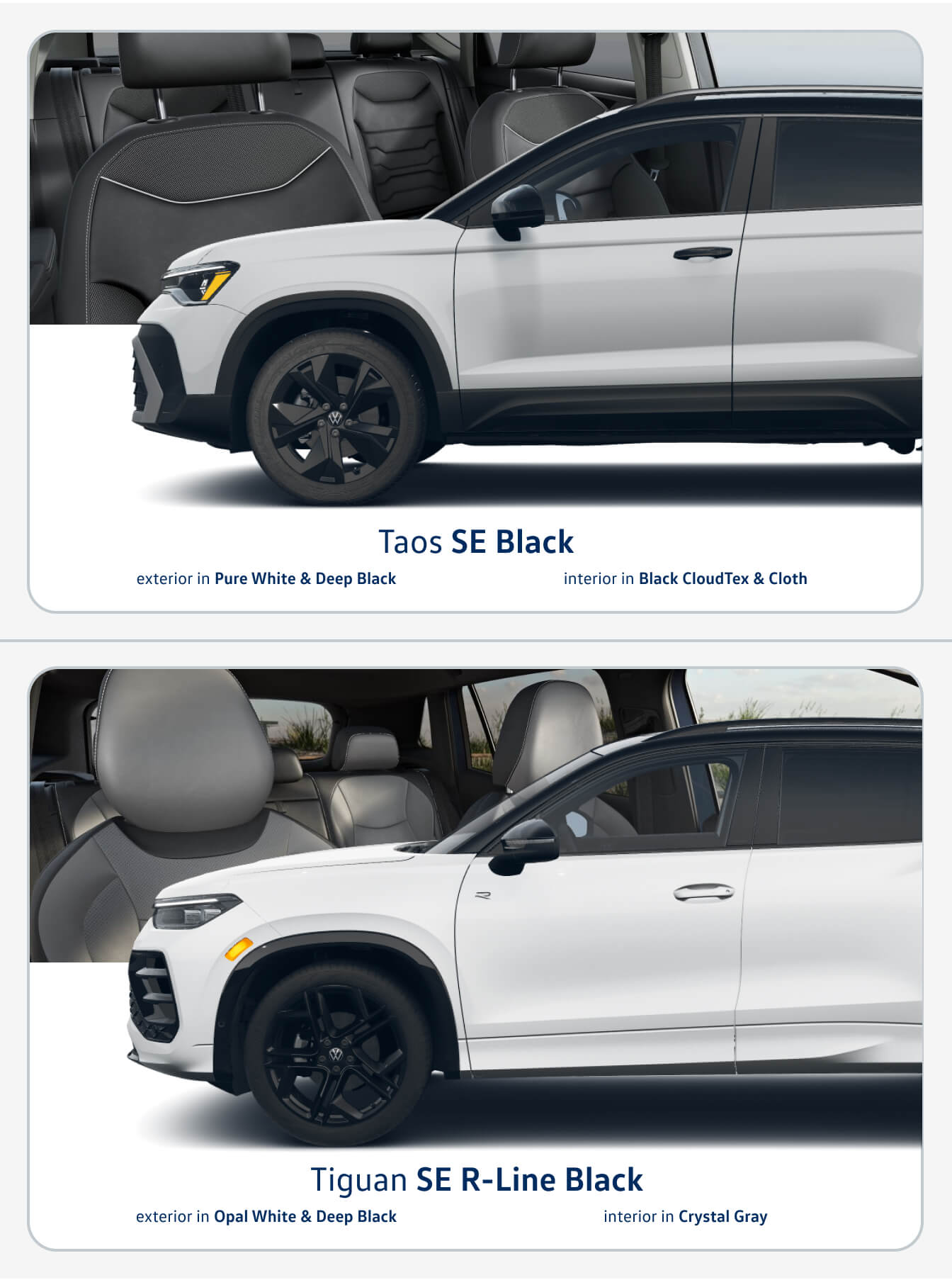 VW Taos vs. VW Tiguan Specs