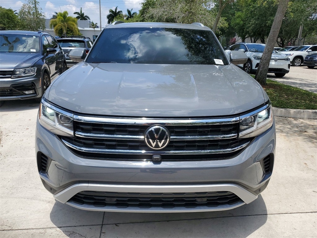 Certified 2021 Volkswagen Atlas Cross Sport SEL Premium with VIN 1V2TE2CA7MC227977 for sale in Coconut Creek, FL